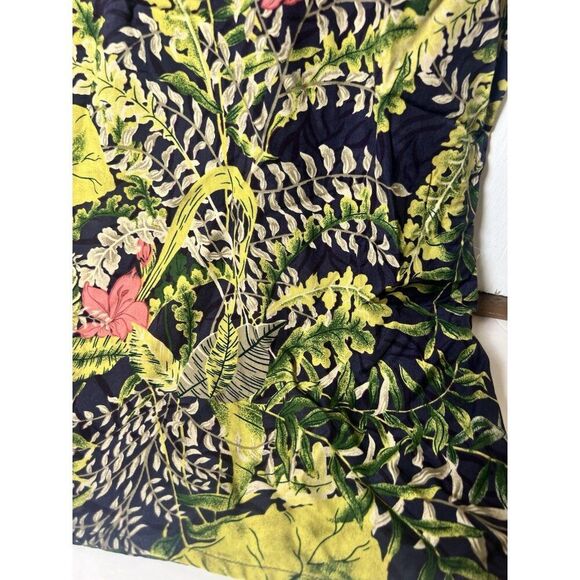Valerie Stevens Womens Silk Tank Top 14 Tropical Floral Print Sleeveless Blouse - Picture 3 of 7
